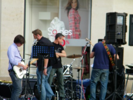 préparation avant notre 1er concert